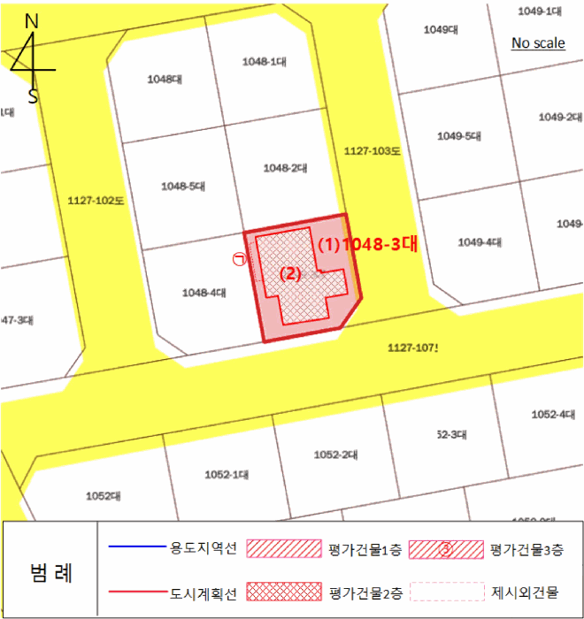 지적 및 건물개황도
