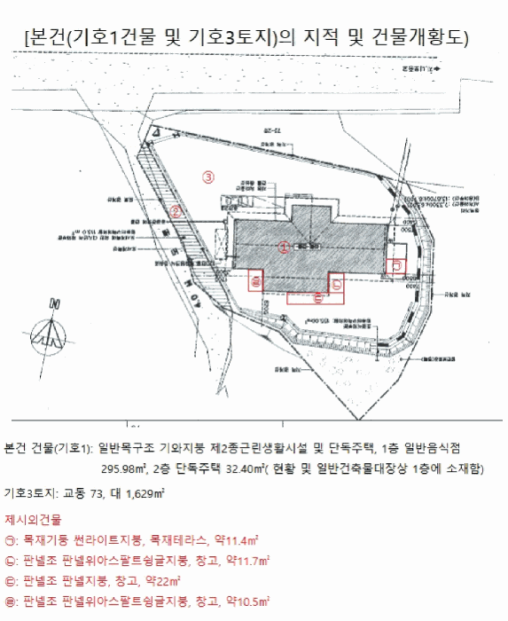 지적및건물개황도