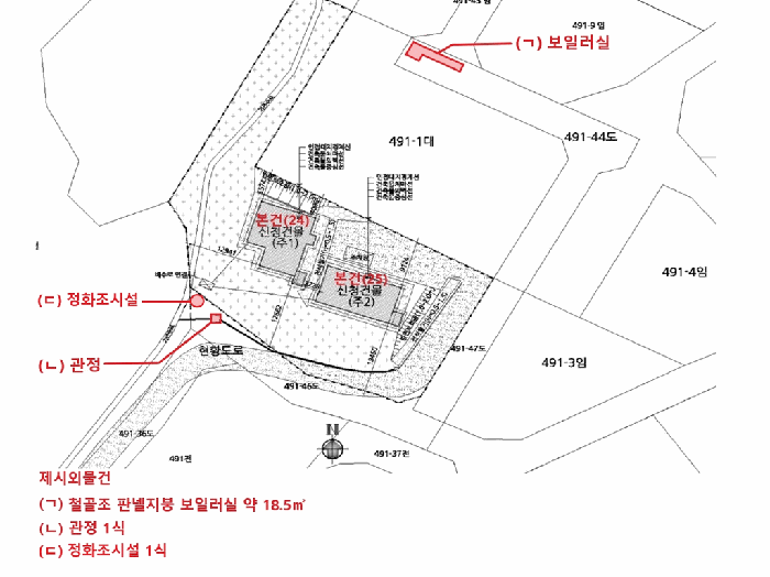 지적 및 건물개