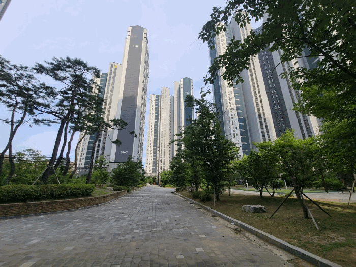 단지 내부 전경