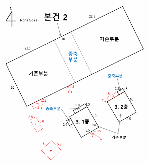 건 물 개 황 도