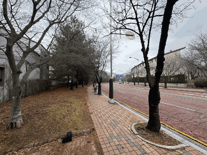 남동측에서 바라