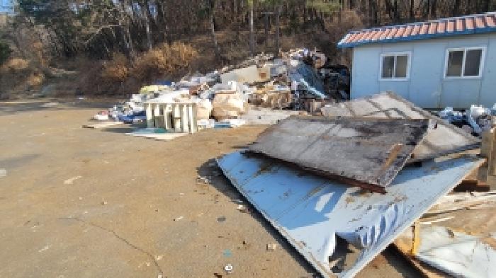 본건1,2 일부 지상 폐기물