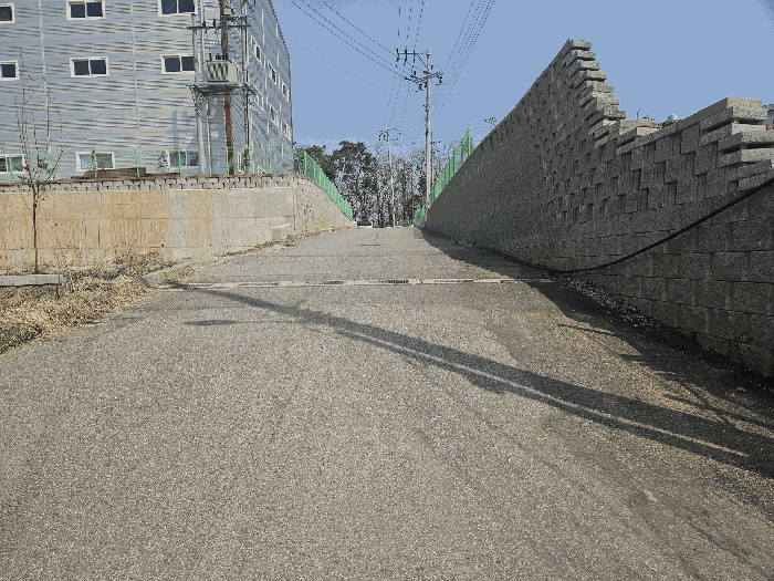 본건 기호3 도로(일부) 모습