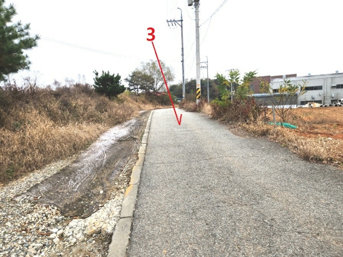 기호3 토지 전경(북측에서 촬영)