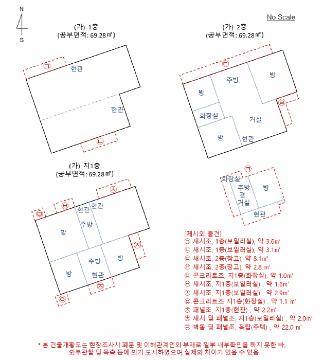 건 물 개 황 도