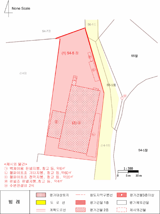 지 적 및 건 물 개 황 도