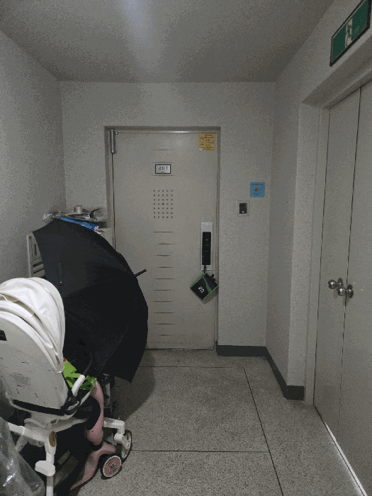 본건 현관문 전경