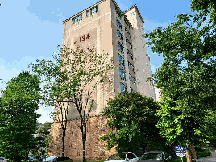 대상아파트 134동 및 단지전경