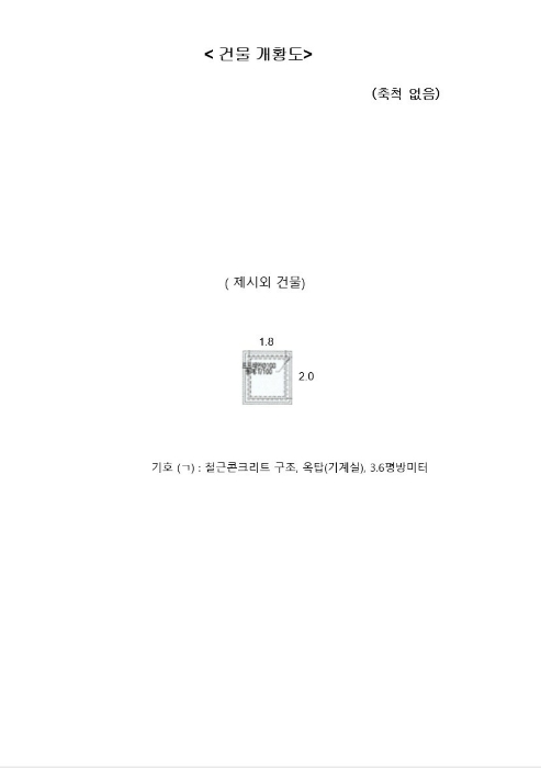 건 물 개 황 도