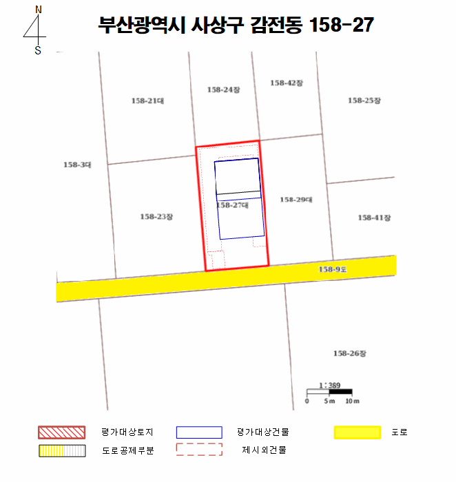 지적 및 건물개황도