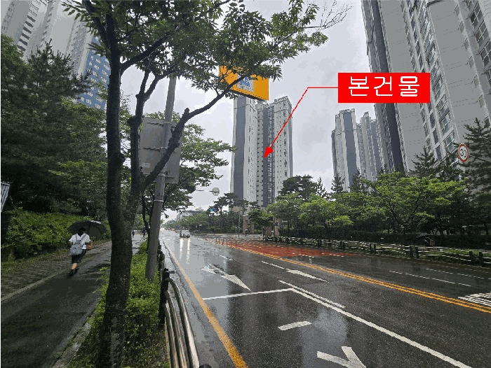 주위환경 - 북동측에서 촬영