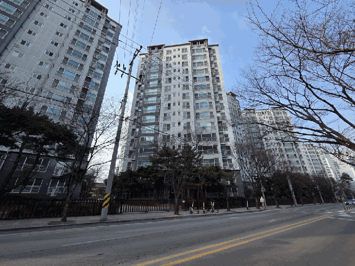 본건 아파트 전경(동측)