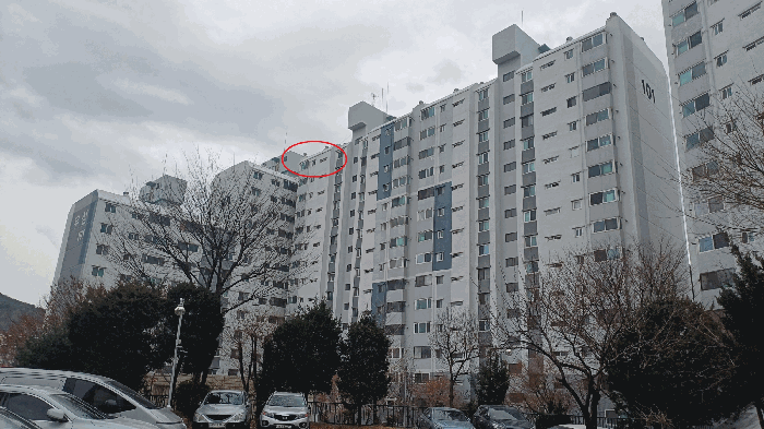 [본건 소재 101동 전경]