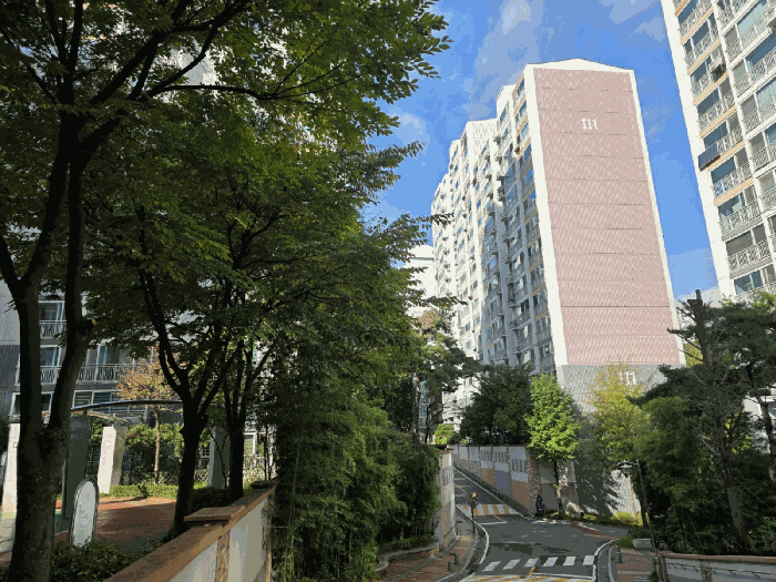 단지 내 전경