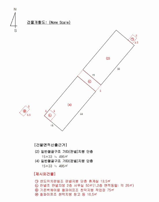 건 물 개 황 도