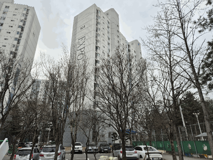 104동 전경