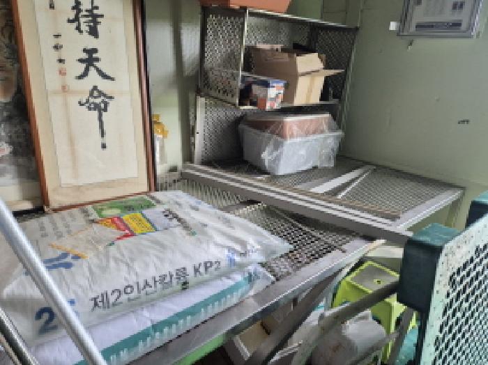 기계, 기구 목록(일련번호10. 1단 건조대) 전경(2)