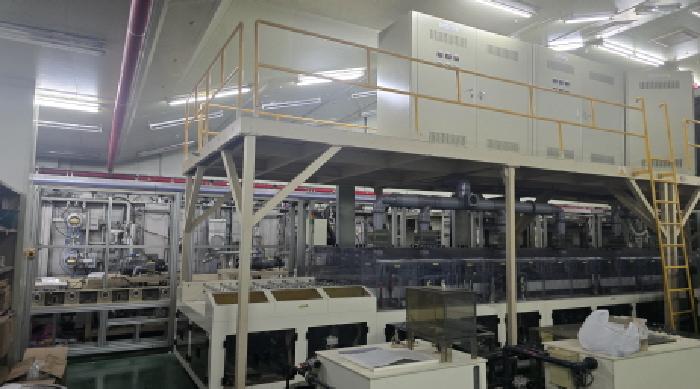 공장저당목록 1번 IN Line Sputter System의 전경