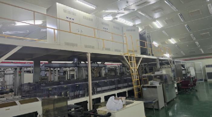 공장저당목록 1번 IN Line Sputter System의 전경