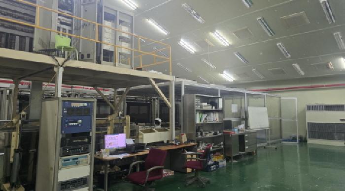 공장저당목록 1번 IN Line Sputter System의 전경