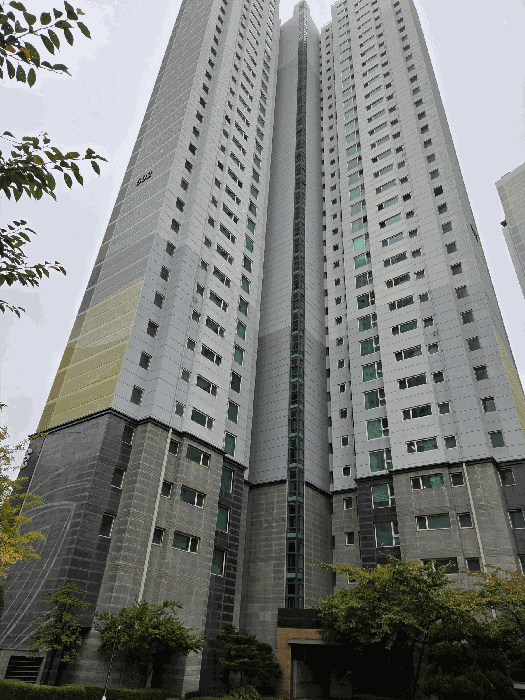 602동 건물 전체 전경
