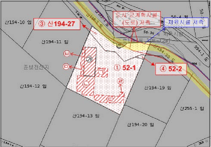 지적도 사진
