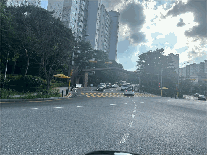 단지 정문