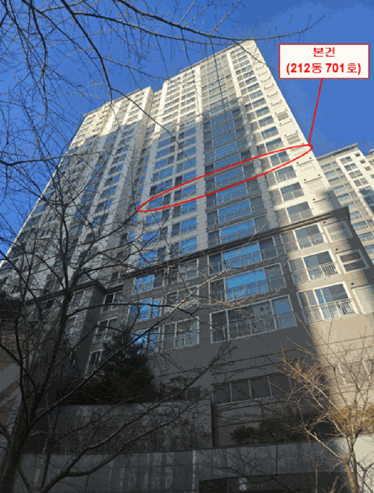 본건 전경
(남동측에서 촬영)
