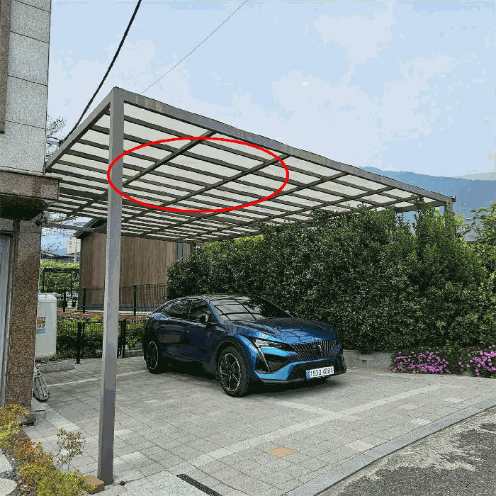 제시외건물(ㄷ) 전경