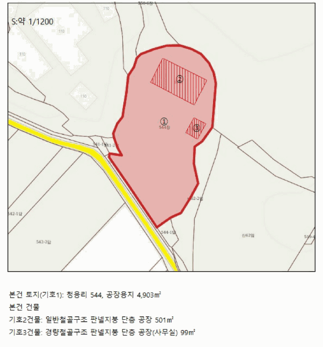지적및건물개황도