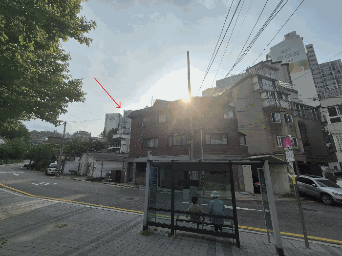 단지 주변전경 (동측에서 촬영)