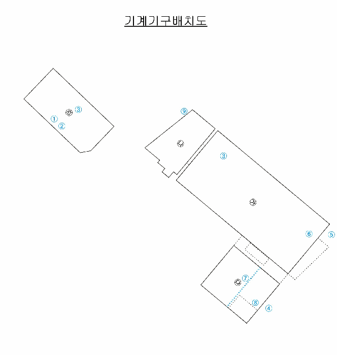 기계기구 배치도