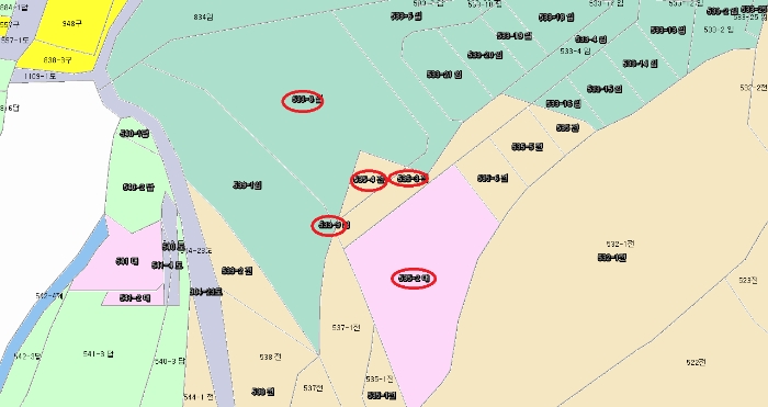 지적 약도 2